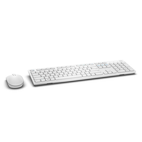 OUTLET Dell Q US İngilizce Beyaz Kablosuz Klavye Mouse Seti KM636 580-ADGF - Thumbnail